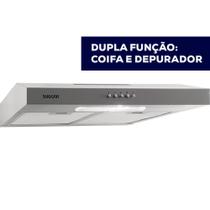 Depurador Slim Suggar DPS161PR / DPS162PR 60cm 3 Velocidades Prata Depurador Slim Suggar DPS161PR / DPS162PR 60cm 3 Velocidades Prata