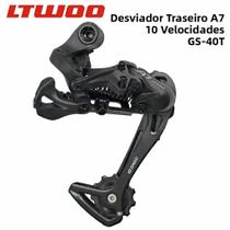 Derailleur traseiro LTWOO A7 de 10 velocidades para MTB, compatível com DEORE Derailleur traseiro LTWOO A7 de 10 velocidades para MTB, compatível com DEORE
