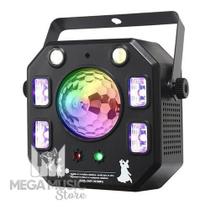 Derby 4em1 Mult Raio Rgbw Strobo Laser Luz Uv Dmx Dj Balada - SHOWTECH