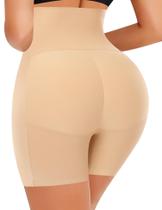 DERCA Calcinha Modeladora com Bojo para Glúteos, Sem Costura, Bege, XS DERCA Calcinha Modeladora com Bojo para Glúteos, Sem Costura, Bege, XS
