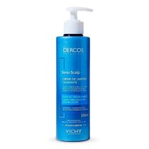 Dercos vichy sensi-scalp creme de limpeza capilar com 300ml