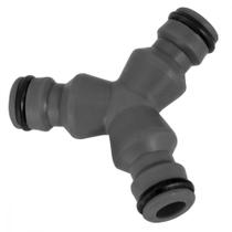 Derivação em Y com 3 saídas para mangueira de 1/2"/ 5/8"/ 3/4" Derivação em Y com 3 saídas para mangueira de 1/2"/ 5/8"/ 3/4"