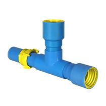 Derivação Saída Fêmea - Engate Roscável 3 POL PVC azul viqua Derivação Saída Fêmea - Engate Roscável 3 POL PVC azul viqua