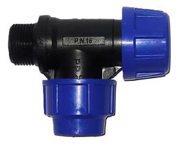 Derivação Tee Registro Broca PN16 - Kit 02 pç