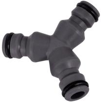 Derivação Y em Plástico Tramontina com Três Saídas para Engate Rápido de 1/2", 5/8" e 3/4" para Jardim Irrigação