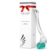 Derma Roller AKIYRO Titanium 0,30mm - Microdermoabrasão Verde