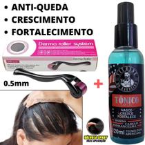 Derma Roller + Loção Anti-queda Nasce Cresce Cabelo Unissex! - Vitrine Do Barbeiro