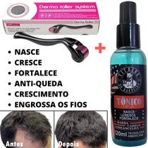 Derma Roller + Loção Nasce Cresce Fortalece O Bulbo Capilar!