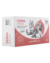 Derma Skin Pea 33g Para Cães E Gatos Soft Care Suplemento Alimentar 30 Comprimidos