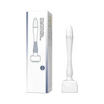Derma Stamp Microneedle Ajustável 140A Com 140 Agulhas Para Cuidados Com a Pele Em Casa, Beleza