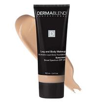 Dermablend Leg and Body Makeup Foundation com SPF 25, 10N Fair Ivory, 3.4 Fl. Oz.
