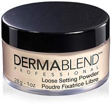 Dermablend Loose Setting Powder, Cool Bege Face Powder & Finishing Powder Makeup for Light, Medium and Tan Skin Tones, Mattifying Finish and Shine Control, 1oz