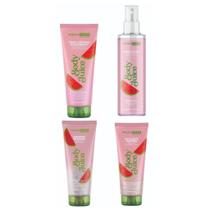 Dermachem Kit 4 Corporal - Sabonete + Esfoliante + Creme + Body Splash - Melância Dermachem Kit 4 Corporal - Sabonete + Esfoliante + Creme + Body Splash - Melância