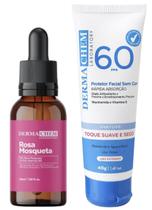 Dermachem Kit Facial Serum Rosa Mosqueta 30ml e Protetor Solar 60FPS 40g Dermachem Kit Facial Serum Rosa Mosqueta 30ml e Protetor Solar 60FPS 40g