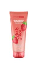 Dermachem Kit Morango Body Splash, Creme, Esfoliante e Sabonete Rotina Completa Pele Perfumada