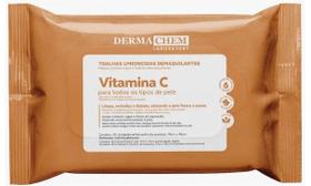 DermaChem Toalhas Umedecidas Demaquilantes Vitamina C - 25 UN DermaChem Toalhas Umedecidas Demaquilantes Vitamina C - 25 UN