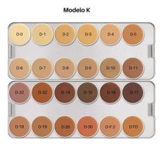 Dermacolor camouflage creme paleta profissional 24 cores tom k marca kryolan original Dermacolor camouflage creme paleta profissional 24 cores tom k marca kryolan original