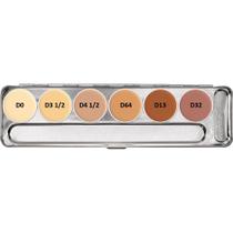 Dermacolor camouflage creme paleta profissional 6 cores tom bp3 marca kryolan original