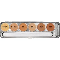Dermacolor camouflage creme paleta profissional 6 cores tom m marca kryolan original Dermacolor camouflage creme paleta profissional 6 cores tom m marca kryolan original
