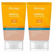 Dermage Photoage Water Color Kit com 2 Protetores Solares com Cor FPS60 Dermage Photoage Water Color Kit com 2 Protetores Solares com Cor FPS60