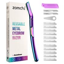 Dermaplane Razor ZOMCHI para rosto feminino com 11 lâminas Rainbow