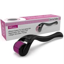 Dermaroller 0,50mm derma roller esfoliador 540 agulhas microagulhamento rolo micro agulha aparelho anti rugas acne