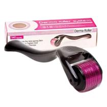 Dermaroller micro rolo Microagulhamento Agulha 540 pontos Cabelo Barba Cicatriz Mancha modelo 0,5mm Dermaroller micro rolo Microagulhamento Agulha 540 pontos Cabelo Barba Cicatriz Mancha modelo 0,5mm