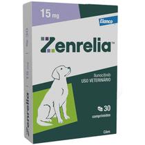 Dermatológico Elanco Zenrelia 15mg para Cães Embalagem com 30 Comprimidos