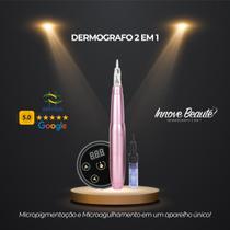 Dermografo 2 em 1 com Anvisa Micropigmentação e Microagulhamento Innove Beauté - Dermoink