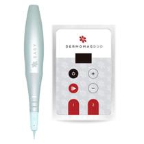 Dermógrafo Dermomag Pen Easy Prata Fonte Duo Micropigmentação