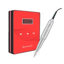 Dermografo Sharp 300 Pro Silver + Slim Red - Preto / Vm