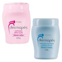 Dermopés Creme Para Tratamento 230g + Creme Para Afinar os Pés 230g