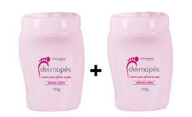 Dermopés Hidrata e Afina Creme Tratamento para os pés 230g Abelha Rainha Kit 2 unidades