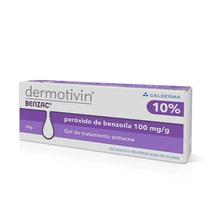 Dermotivin Benzac Gel Tratamento 10% Para Pele Acneíca 60g