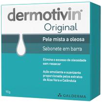 Dermotivin Original Sabonete Em Barra Para O Rosto 90g - Galderma
