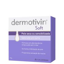 Dermotivin Soft Sabonete em Barra Facial 90g Galderma