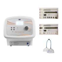 Dermotonus Slim Ibramed - Aparelho de Vacuoterapia e Endermologia + Caneta Diamantada 5 Ponteiras + Caneta Extratora 2 P