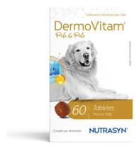 Dermovitam Para Cães 60 Tabletes - Nutrasyn Dermovitam Para Cães 60 Tabletes - Nutrasyn