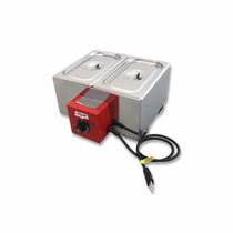 Derretedeira Chocolate 2 Cubas Inox Zepper 127v 220v - CH20E