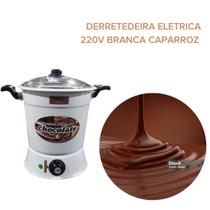 DERRETEDEIRA ELET. DE CHOCO. BRANCA 220v 20cmx12cm(ALUM) CONTEM 1 UNID