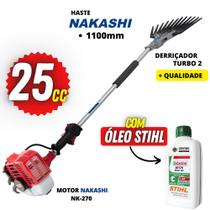 Derriçadeira de Café Nakashi DT2L270N Com Braço de 1100mm e Garra Simples + 01 Óleo Castrol Stihl Derriçadeira de Café Nakashi DT2L270N Com Braço de 1100mm e Garra Simples + 01 Óleo Castrol Stihl