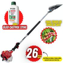 Derriçadeira de Cafeicultura Kawashima Com Mão Mecanica Turbo 2 + 01 Óleo Lubrificante Castrol Stihl