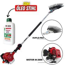 Derriçadeira Mãozinha de Café Kawashima com Haste Longa 150cm e Garra Dupla + Óleo 2T Castrol Stihl