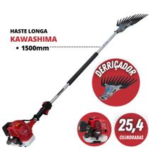 Derriçadeira Mãozinha de Café Kawashima KWD2600T2L á Gasolina 2 Tempos 25cc Com Haste Longa de 150cm