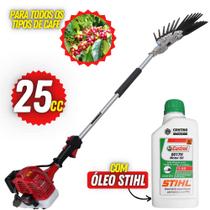 Derriçadeira Mãozinha Dupla Kawashima 2T Gasolina 25cc Com Óleo Castrol Stihl Lubrificante de Motor