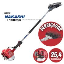 Derriçadeira Nakashi DDL270NL com Haste Longa 1500mm e Garra Dupla Ideal Para Plantações de Café
