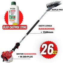 Derriçadeira Para Cafeicultura Kawashima com Garra Dupla e Braço Longo + 01 Óleo Castrol Stihl 2T