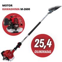 Derriçadeira Premium de Café Kawashima KWD2600T2L Com Haste Longa + KIT Derriçador Turbo 2 Nakashi