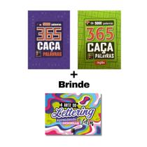 Desafio 365 Caça-Palavras Kit com 2 Livros + Brinde