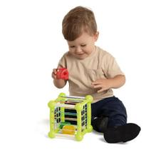 Desafio a Fio Cubo Com Elástico - Brinquedos sensorial - Tateti